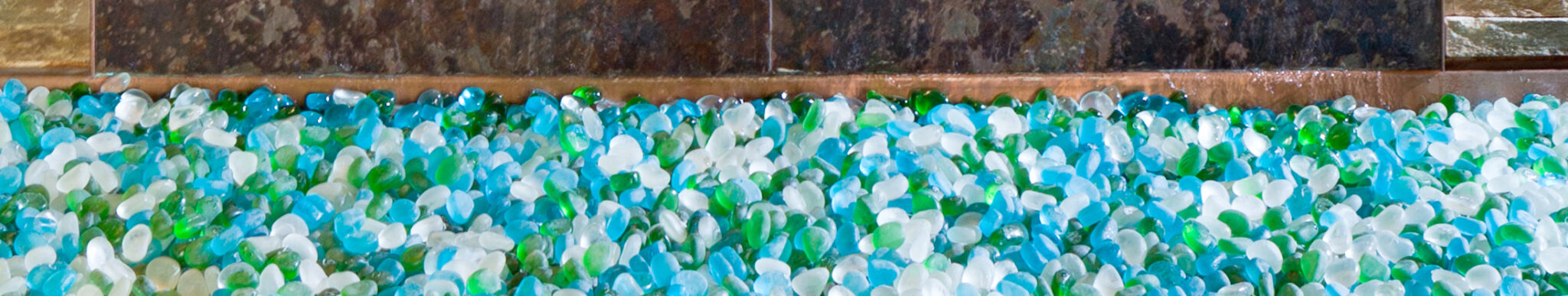Glass Pebble Banner