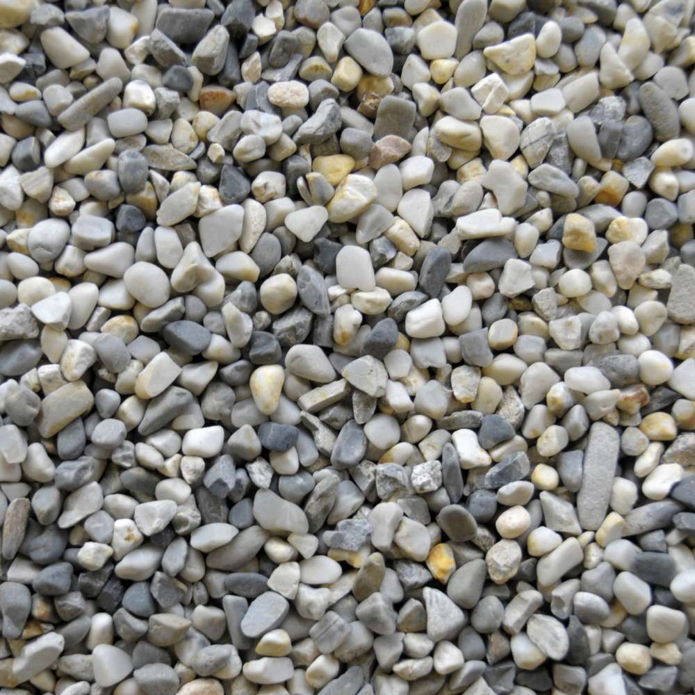 Grey Blend Pebble, 5/16" 1 Grey Blend Pebble, 5/16"
