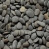 Black Mexican Beach Buttons, 1 - 1-1/2" 8 natural black river rock pebbles medium 1 15