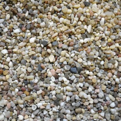 Pea Gravel 13 Southern Rainbow Pebble, 5/16"