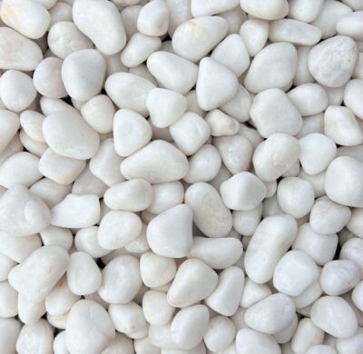 Agate Pebbles 11 White Agate, 1 - 1-1/2"