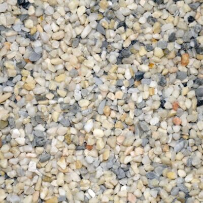 Pea Gravel 15 White River Pebble, 1/4"