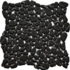black recycled glass pebble tile unpolished e1703112905935