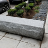 granite block bench salt and pepper
