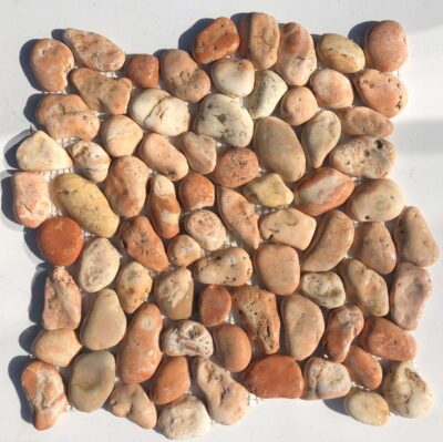 Natural Melon Pebble Tile