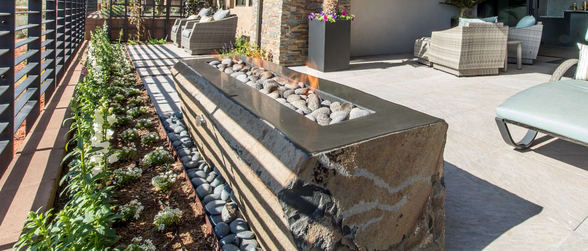 Basalt Fire Bench Cascade