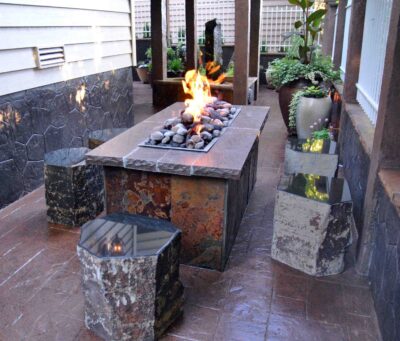 Basalt Fire Table Top