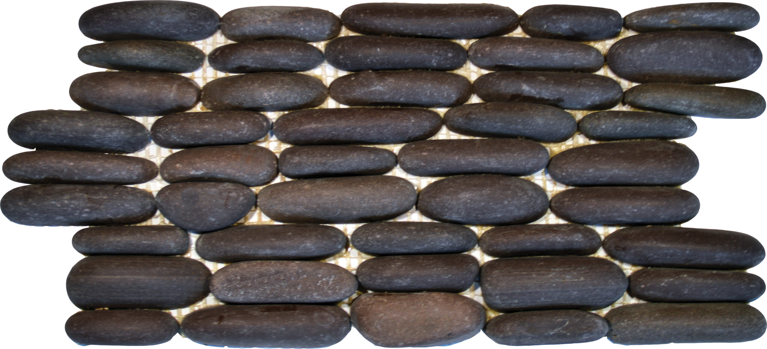 Standing Cherry Pebble Tile, 6"x 12" 1 Standing Cherry Pebble Tile, 6"x 12"