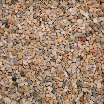 Pea Gravel 9 Tan Blend Pebble, 5/16"