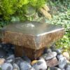 Basalt Hexagon Table Fountain 2 basalt hexagon slab polished fountain